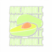 Avocado Frucht Food Aufkleber (Vorderseite)