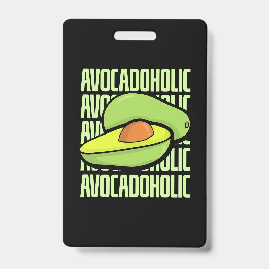 Avocado Frucht Food Ausweis (Vorderseite)