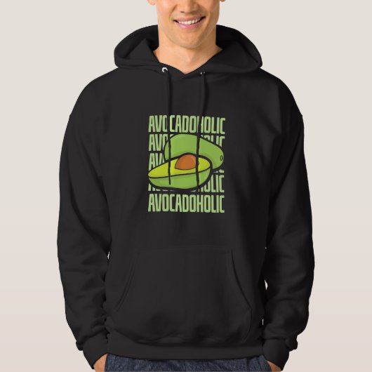 Avocado Frucht Food Hoodie (Vorderseite)