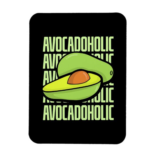 Avocado Frucht Food Magnet (Vertikal)