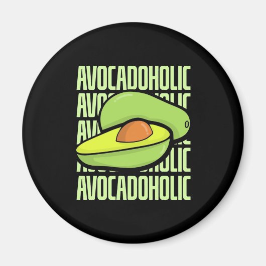 Avocado Frucht Food Magnet (Vorne)
