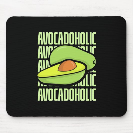 Avocado Frucht Food Mousepad (Vorne)