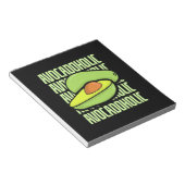 Avocado Frucht Food Notizblock (angewinkelt)