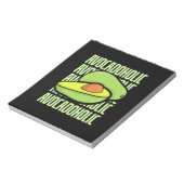 Avocado Frucht Food Notizblock (Rotiert)