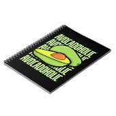 Avocado Frucht Food Notizblock (Linke Seite)