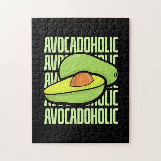 Avocado Frucht Food Puzzle (Vertikal)