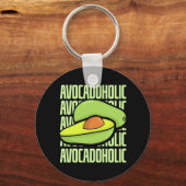 Avocado Frucht Food Schlüsselanhänger (Vorderseite)