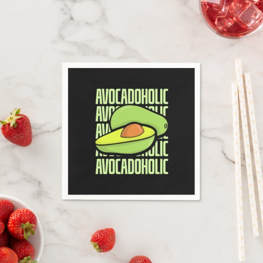 Avocado Frucht Food Serviette (Beispiel)