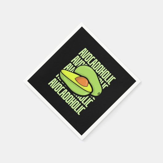 Avocado Frucht Food Serviette (Ecke)