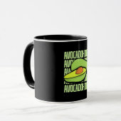 Avocado Frucht Food Tasse (Vorderseite Links)