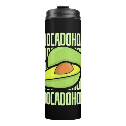 Avocado Frucht Food Thermosbecher (Vorderseite)
