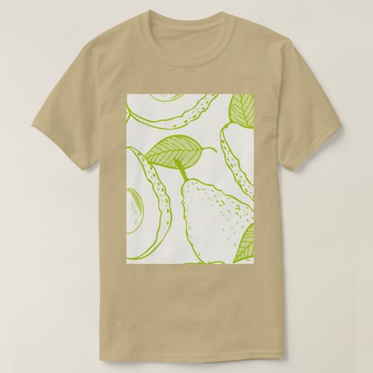 Avocado Frucht Juicy Fruit Colorful Classic TShirt (Design vorne)