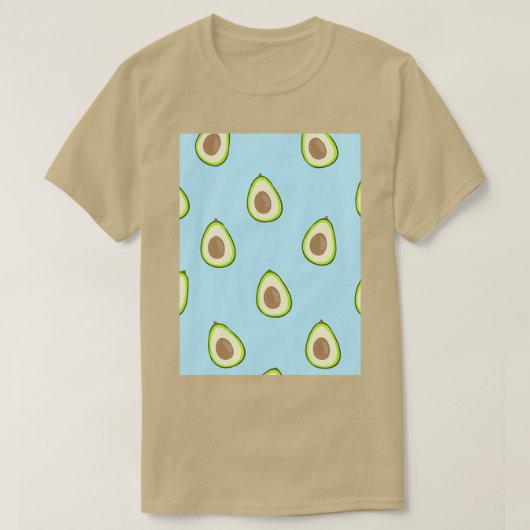 Avocado Frucht Juicy Fruit Contour Classic TShirt (Design vorne)