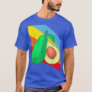 Avocado Frucht Lebensmittel Vegan Vegetarier T-Shirt