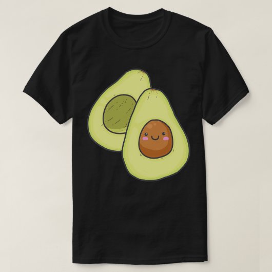 Avocado frucht Pattern T-Shirt (Design vorne)