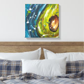 Avocado-Frucht-Wandkunst Leinwanddruck (Insitu (Schlafzimmer))