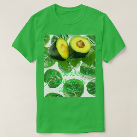 Avocado Fruchtart T-Shirt (Design vorne)