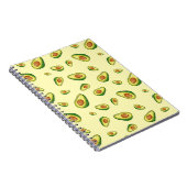 Avocado-Fruchtmuster Notizblock (Rechte Seite)
