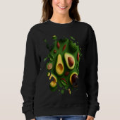 Avocado Fruit Gardening Veggies Men Women Sweatshirt (Vorderseite)