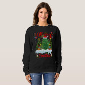 Avocado Fruit Lights Xmas Tree Santa Avocado Chris Sweatshirt (Vorne ganz)