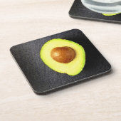 "Avocado Fruit" Niedliches Foto. Jetzt kaufen Getränkeuntersetzer (Linke Seite)