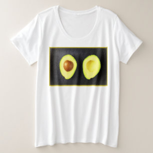 "Avocado Fruit" Niedliches Foto. Jetzt kaufen Große Größe T-Shirt