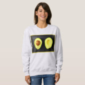 "Avocado Fruit" Niedliches Foto. Jetzt kaufen Sweatshirt (Vorne ganz)