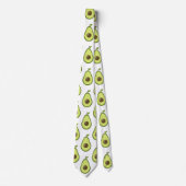 Avocado Fruit Pattern Neck Tie Krawatte (Vorderseite)