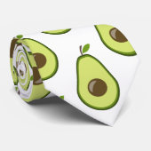 Avocado Fruit Pattern Neck Tie Krawatte (Gerollt)