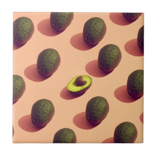 Avocado Fruit Potrait Fliese