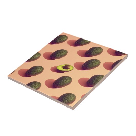 Avocado Fruit Potrait Fliese (Seite)