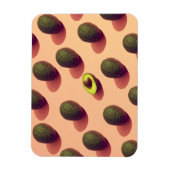 Avocado Fruit Potrait Magnet (Vertikal)