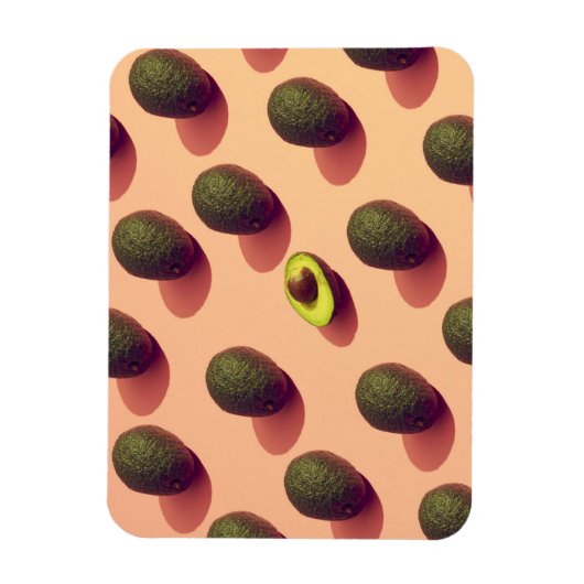 Avocado Fruit Potrait Magnet (Vertikal)