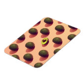 Avocado Fruit Potrait Magnet (Linke Seite)