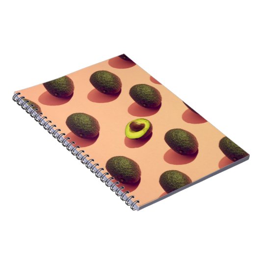 Avocado Fruit Potrait Notizblock (Rechte Seite)
