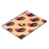 Avocado Fruit Potrait Notizblock (Linke Seite)