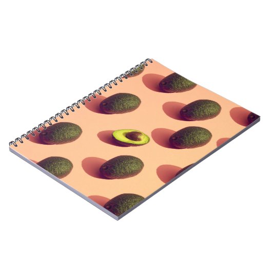 Avocado Fruit Potrait Notizblock (Linke Seite)