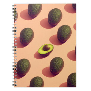 Avocado Fruit Potrait Notizblock