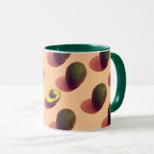 Avocado Fruit Potrait Tasse (VorderseiteRechts)
