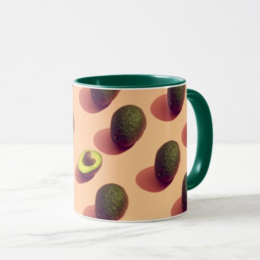 Avocado Fruit Potrait Tasse (VorderseiteRechts)