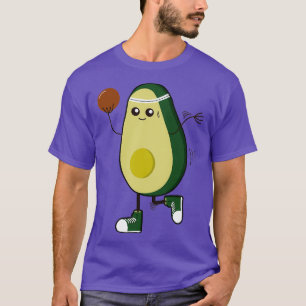 Avocado Funny Bowling Sport Frucht Superfood Vegan T-Shirt
