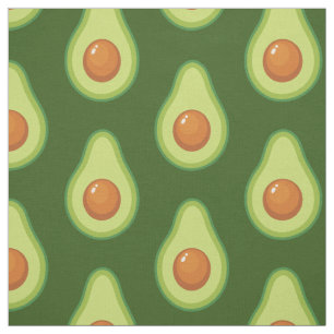 Avocado für Niedliches Gemüse Stoff