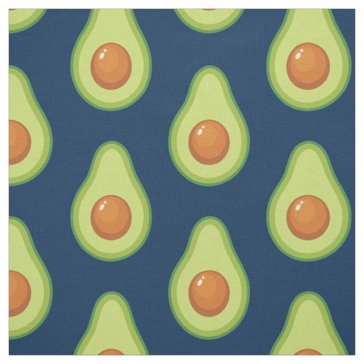 Avocado für Niedliches Gemüse Stoff (Muster)