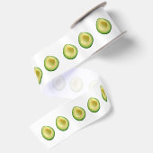 Avocado Garland Hugh Satinband (Rückseite)