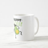 Avocado Geburtstagsgeschenk Kaffeetasse (VorderseiteRechts)
