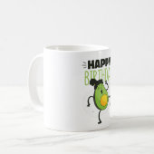 Avocado Geburtstagsgeschenk Kaffeetasse (Vorderseite Links)