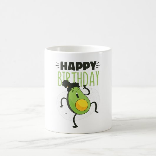 Avocado Geburtstagsgeschenk Kaffeetasse (Mittel)