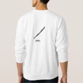 Avocado gehört zu. sweatshirt (Rückseite)