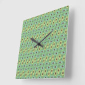 Avocado Gemüse Obst Koch Küche Quadratische Wanduhr (Winkel)