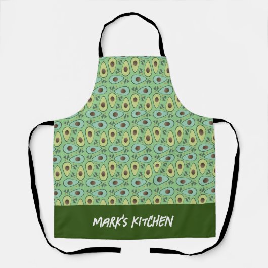 Avocado Gemüse Obst Koch Küche Schürze (Vorderseite)